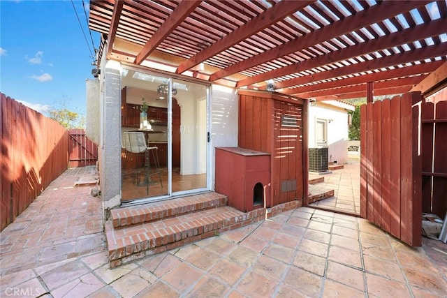 335 Montechico Dr, Monterey Park, CA 91754 - view of patio / terrace featuring a fenced backyard