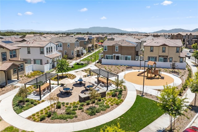 40545 Melrose Dr, Temecula, CA 92591 - surrounding community with a residential view and a mountain view
