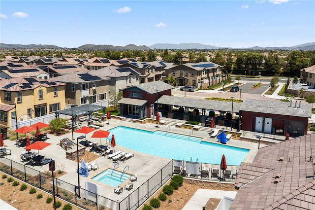 40545 Melrose Dr, Temecula, CA 92591 - community pool featuring a mountain view and a residential view