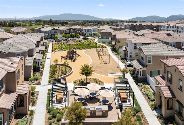 40545 Melrose Dr, Temecula, CA 92591 - aerial perspective of suburban area with a mountain backdrop
