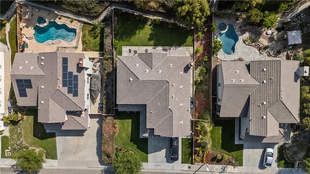 26426 Cardinal Dr, Canyon Country, CA 91387 - bird's eye view of a pool area