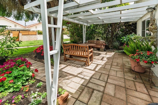 816 Caminito Azul, Carlsbad, CA 92011 - view of patio / terrace with a pergola