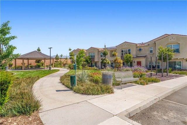 7155 Citrus Ave Unit 315, Fontana, CA 92336 - surrounding community with a gazebo and a residential view