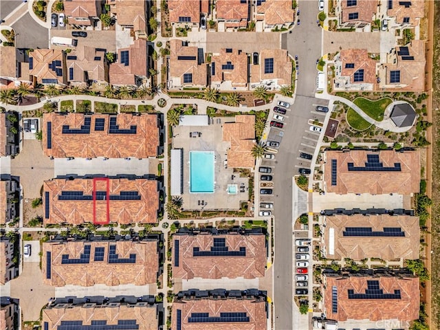 7155 Citrus Ave Unit 315, Fontana, CA 92336 - aerial perspective of suburban area with a pool