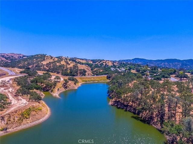 5145 Northfork Pl, Paso Robles, CA 93446 - drone / aerial view of a water and mountain view
