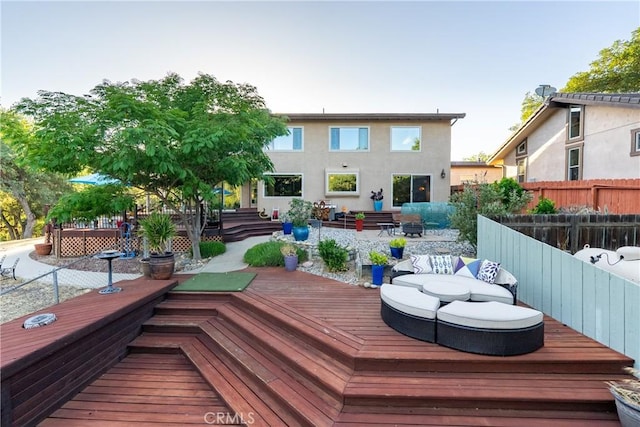 5145 Northfork Pl, Paso Robles, CA 93446 - deck with an outdoor living space