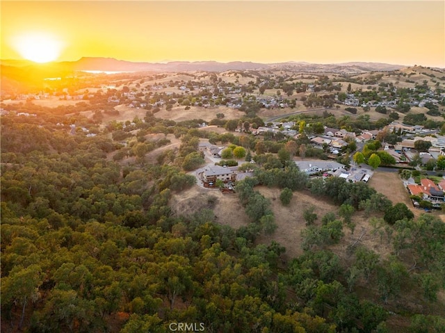 5145 Northfork Pl, Paso Robles, CA 93446 - aerial view at dusk of a mountain view