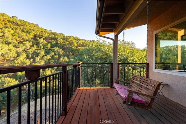 5145 Northfork Pl, Paso Robles, CA 93446 - wooden deck featuring a view of trees