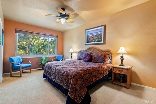 5145 Northfork Pl, Paso Robles, CA 93446 - carpeted bedroom featuring baseboards and ceiling fan