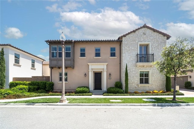 124 Trumpet Flower, Irvine, CA 92618 - mediterranean / spanish home with stone siding and stucco siding