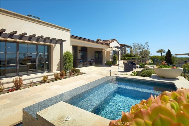 17 Pacific Ridge Pl, Dana Point, CA 92629 - outdoor pool with a patio and a pergola