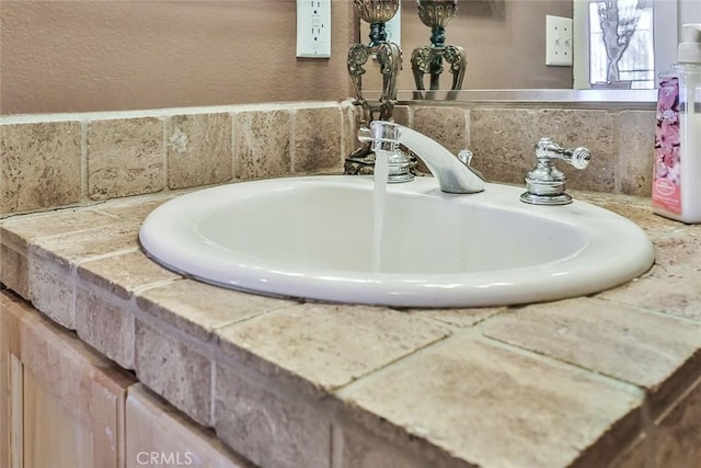 bathroom view of a sink
