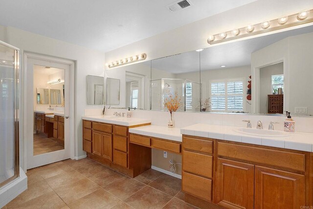 2217 Corte, San Simeon, Chula Vista, CA 91914 - bathroom featuring a stall shower and vanity
