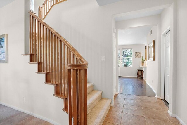 2217 Corte, San Simeon, Chula Vista, CA 91914 - staircase with baseboards
