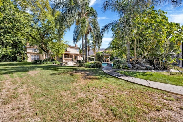 2117 Brittany Park Rd, Camarillo, CA 93012 - view of green lawn featuring a pool