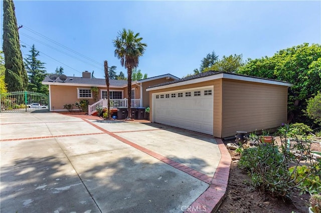 4745 Dunsmore Ave, La Crescenta, CA 91214 - single story home with a garage and concrete driveway