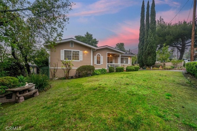 4745 Dunsmore Ave, La Crescenta, CA 91214 - view of front of home featuring a porch
