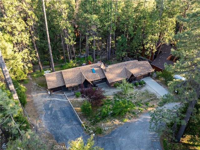 26220 Pine Dell Rd, Idyllwild, CA 92549 - view from above of property featuring a forest