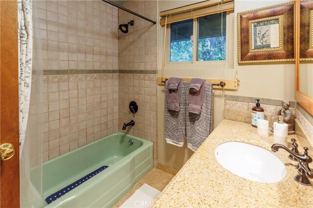 26220 Pine Dell Rd, Idyllwild, CA 92549 - full bathroom with shower / tub combination and vanity