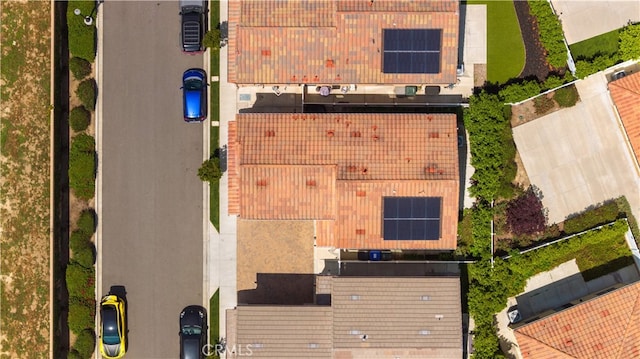 view from above of property