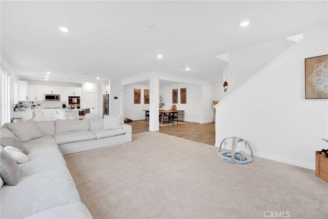 16708 Yarrow Ln, Fontana, CA 92336 - living area with recessed lighting and baseboards