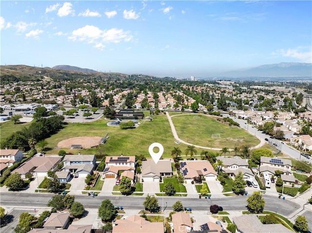 11556 Caldy Ave, Loma Linda, CA 92354 - aerial perspective of suburban area with a mountain backdrop