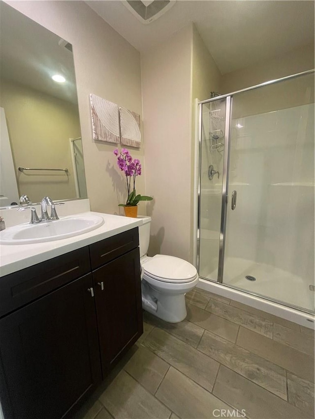 320 E Costera Ct, Placentia, CA 92870 - full bathroom with a shower stall, toilet, and vanity