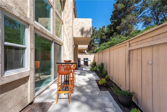 1225 Via Presa, San Clemente, CA 92672 - view of patio featuring a fenced backyard