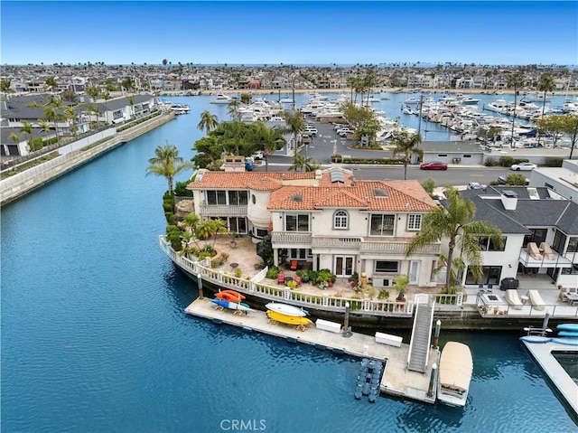 842 Harbor Island Dr, Newport Beach, CA 92660 - bird's eye view of a large body of water