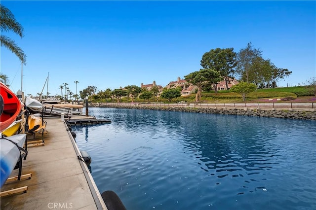 842 Harbor Island Dr, Newport Beach, CA 92660 - dock featuring a water view