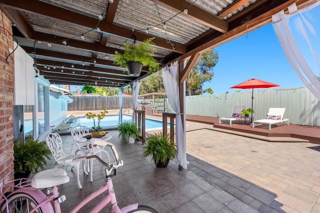 3883 Mount Everest Blvd, San Diego, CA 92111 - fenced backyard with a patio area