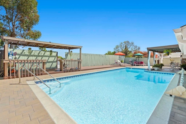 3883 Mount Everest Blvd, San Diego, CA 92111 - view of pool featuring a fenced backyard and a patio