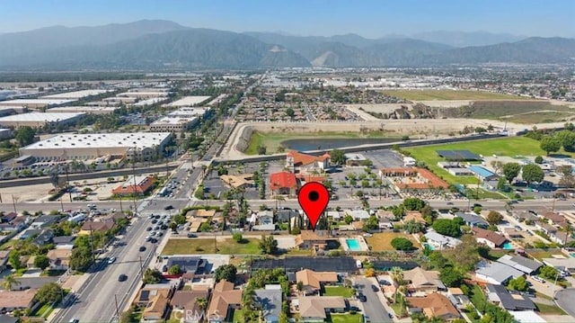 4536 N Irwindale Ave, Covina, CA 91722 - aerial overview of property's location featuring a mountainous background