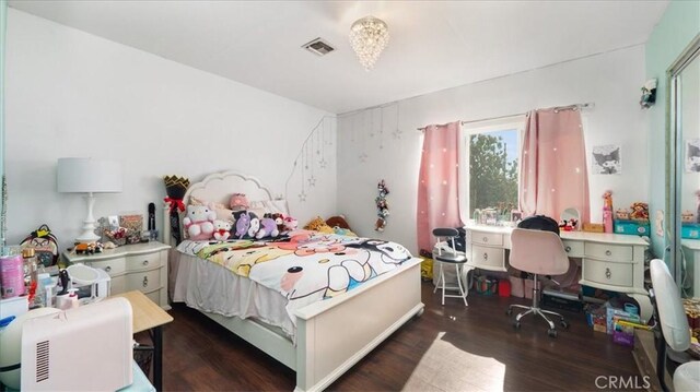 4536 N Irwindale Ave, Covina, CA 91722 - bedroom with wood finished floors and a desk