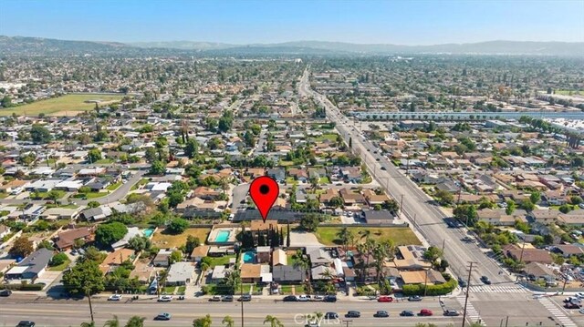 4536 N Irwindale Ave, Covina, CA 91722 - bird's eye view of a mountainous background