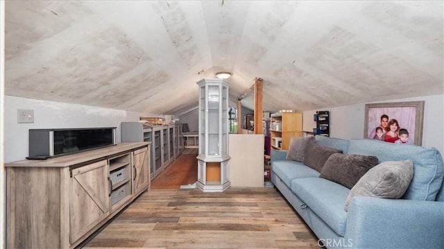 4536 N Irwindale Ave, Covina, CA 91722 - living area with light wood-style floors and lofted ceiling