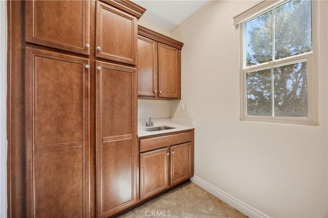51 Carrington, Irvine, CA 92620 - bar area with a sink and light tile patterned floors