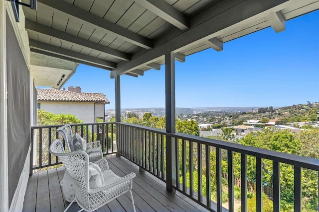 5740 Daffodil Ln, San Diego, CA 92120 - view of deck