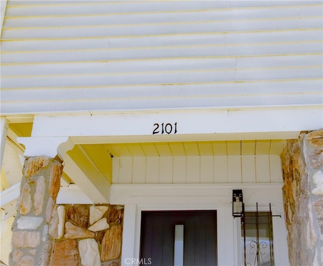 exterior view of board and batten siding