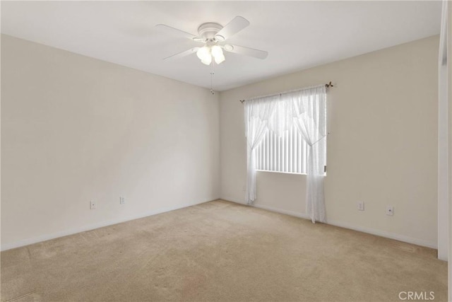 19115 Seneca, Apple Valley, CA 92307 - carpeted empty room with ceiling fan and baseboards