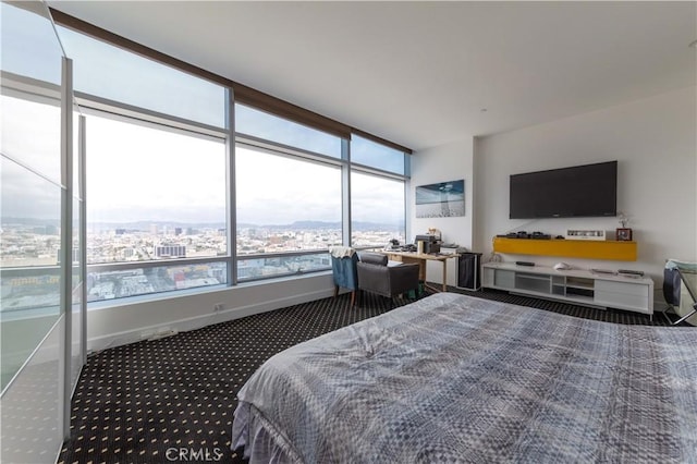 bedroom featuring carpet floors