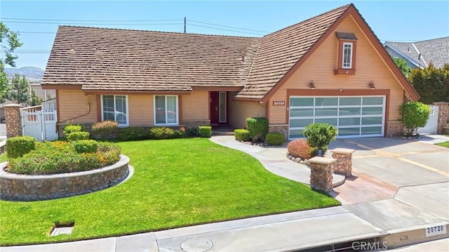 20720 Cottonwood Rd, Yorba Linda, CA 92887 - view of front facade with a garage and concrete driveway