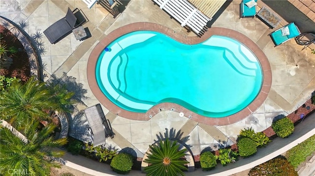 20720 Cottonwood Rd, Yorba Linda, CA 92887 - aerial view of a pool area