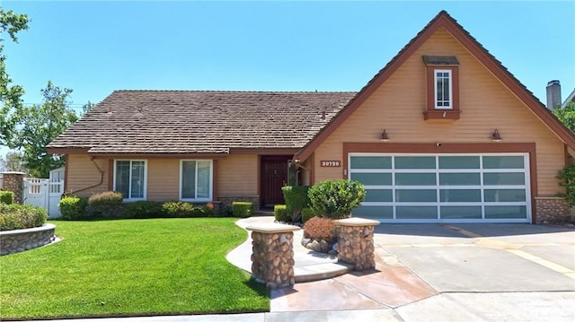 20720 Cottonwood Rd, Yorba Linda, CA 92887 - view of front facade with a garage and concrete driveway
