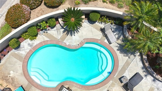 20720 Cottonwood Rd, Yorba Linda, CA 92887 - aerial view of a pool area