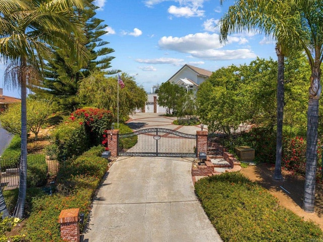 gate with fence