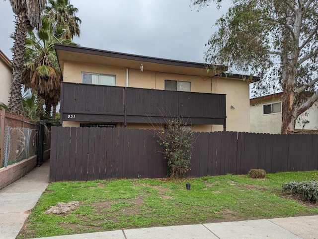 view of fenced yard