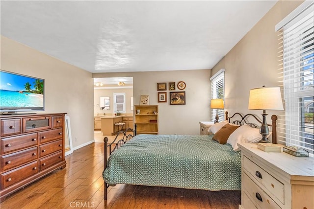 25572 Saltwater Dr, Dana Point, CA 92629 - bedroom with hardwood / wood-style flooring and baseboards