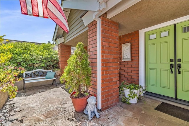 25572 Saltwater Dr, Dana Point, CA 92629 - doorway to property with brick siding