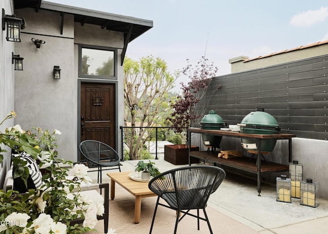 3826 Clayton Ave, Los Angeles, CA 90027 - view of patio featuring area for grilling